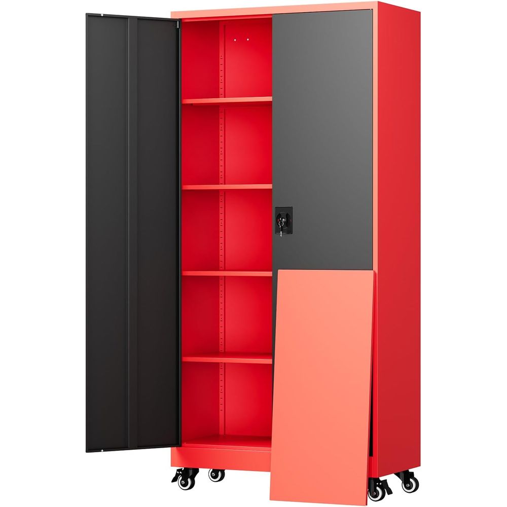 Storage - Armadio Metallico per Garage con Serratura