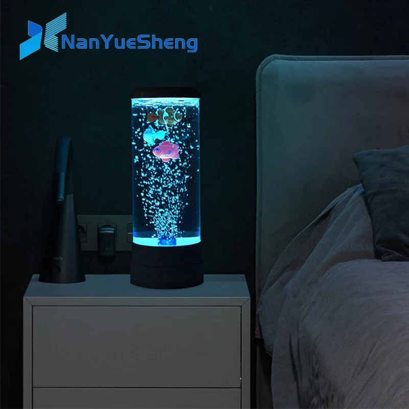 Floating Nightstand With Led Light - Lampada per pesci a LED Luce