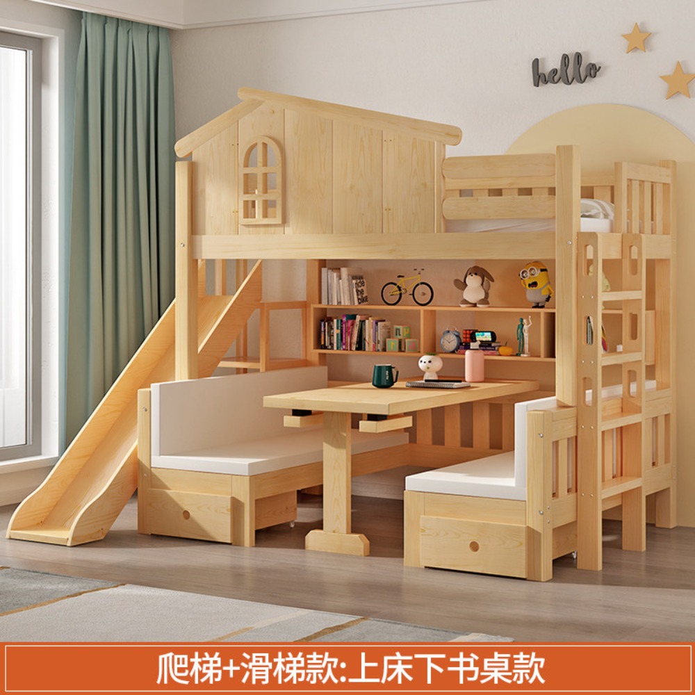 Letto a Castello con Scrivania - Bunk Bed With Stairs And Slide recensione e prezzo