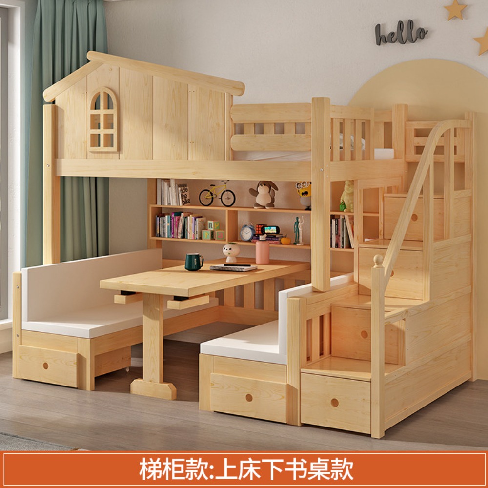 Letto a Castello con Scrivania - Bunk Bed With Stairs And Slide recensione e prezzo